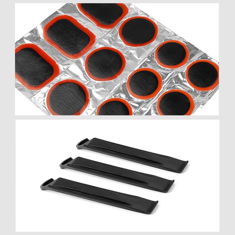 Bicycle Repair Tool Set, 1 Set Glue-free Bicycle Repair Tool Set, Easy To Operate and Carry A Wide Range Of Inner Tube Puncture Professional Repair Kit