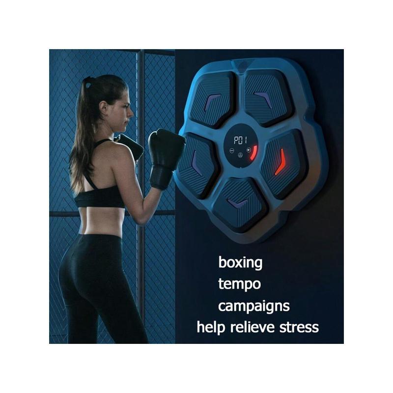 Smart Wireless Musical Boxing Machine, Boxing Training Kit With Boxing Gloves, Wall Mounted Boxing Training Boxing Equipment For Improving Speed, Timing And Reaction, Stress Release Stress Reliever For Home, Indoor And Gym Use