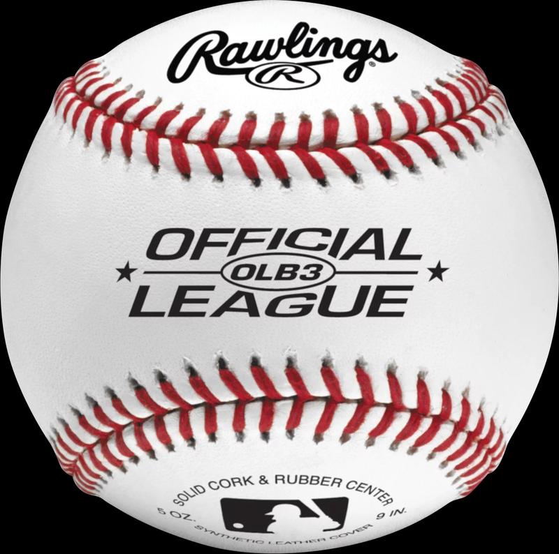 Rawlings 8U Official League OLB3 Practice Youth Baseballs in Mesh Bag, 12 Pieces