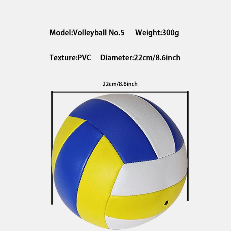 Size 5 Volleyball, Indoor & Outdoor Training Volleyball, PVC Volleyball for Teenager, Volleyball Equipment for Indoor & Outdoor Use