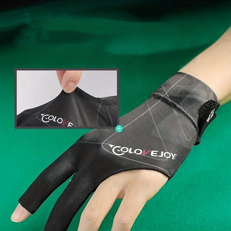 Professional Billiards Glove, Breathable Non-slip 3 Finger Glove, Billiards & Snooker Glove, Sports & Outdoor Accessories