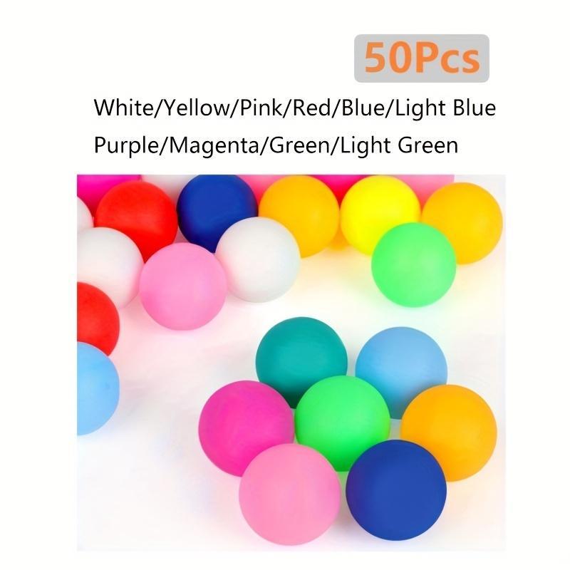 Colorful Mini Ball, 50pcs 150pcs Table Tennis Ball for Indoor Party Game, Ball Equipment for Home & Outdoor Recreations