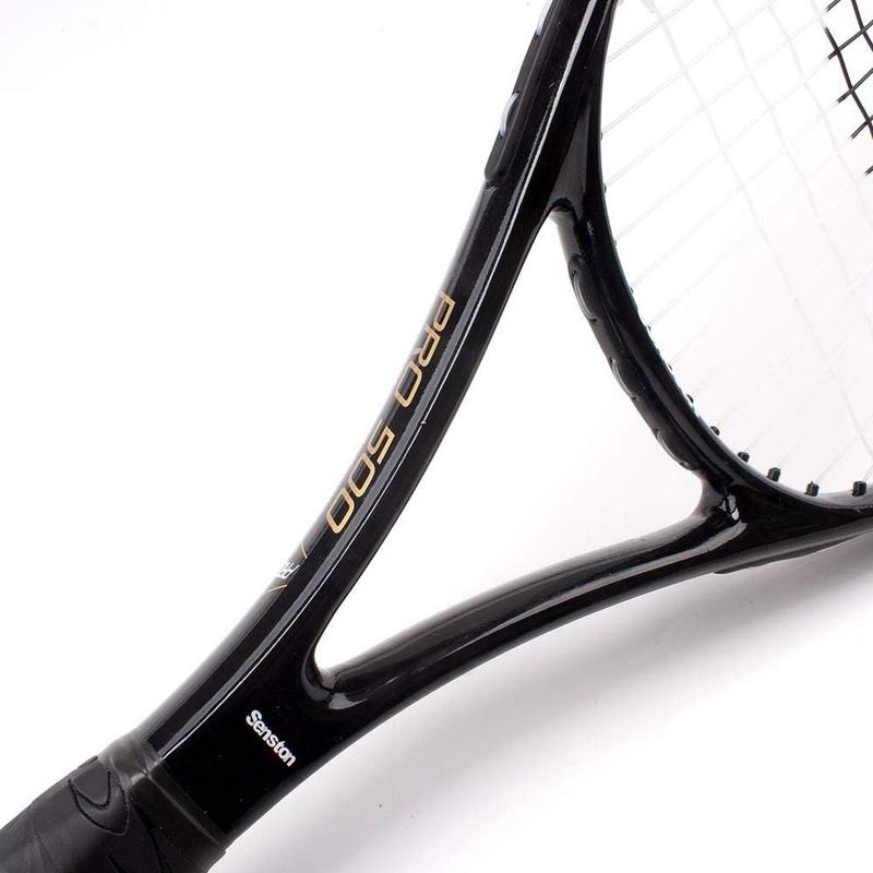 Senston Tennis Rackets for Adults 27 inch Tennis Racquets - 2 Player Tennis Racket Set with 3balls,2 Grips, 2 Vibration Dampers