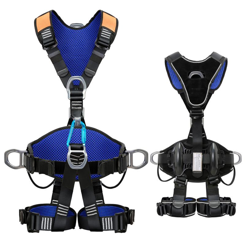 Full Body Climbing Harness Can Be Inverted Thicken Widen Protect Waist Safety Harness Tree Work Rock Climbing Mountaineering Rescuing Work at Height