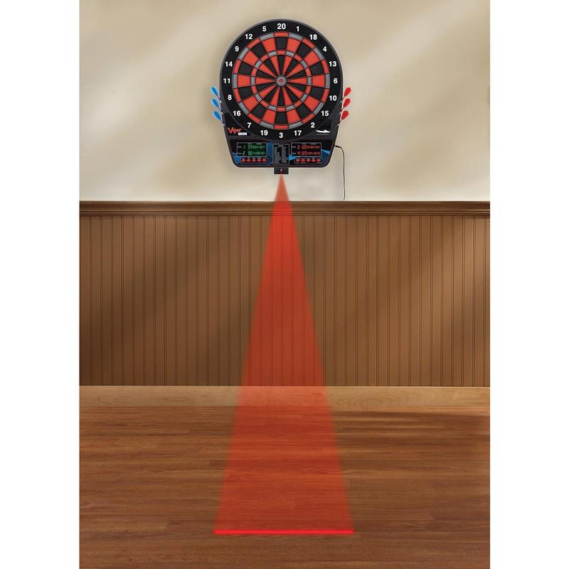 Viper Orion Dartboard - Electronic Soft Tip with LaserLite Marker for Red and Black Game Setup