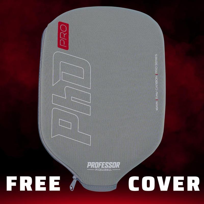 PhD PRO 16MM Raw Carbon Thermoformed Paddle + Free Cover
