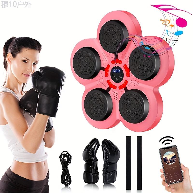 3pcs Intelligent Music Boxing Machine, Wall Mounted Boxing Target, No Punching Installation, Adjustable Height, 9 Speed Adjustments, Electronic Boxing Trainer With Gloves, Boxing Fitness Exercise