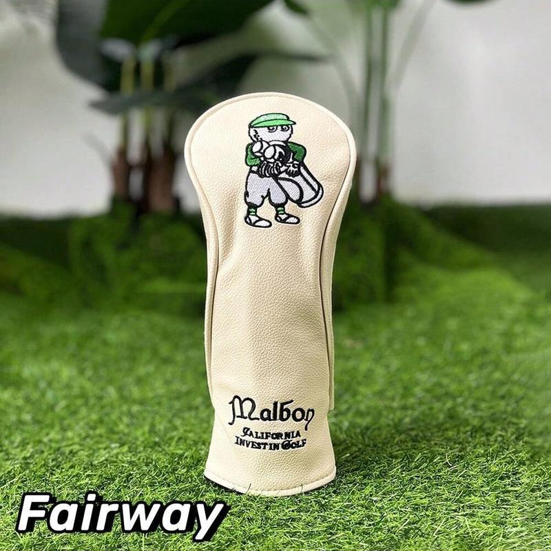 Golf Club Head Cover, 1 Count 4 Counts Cute Cartoon Pattern Golf Driver Head Cover, Golf Accessories for Men & Women