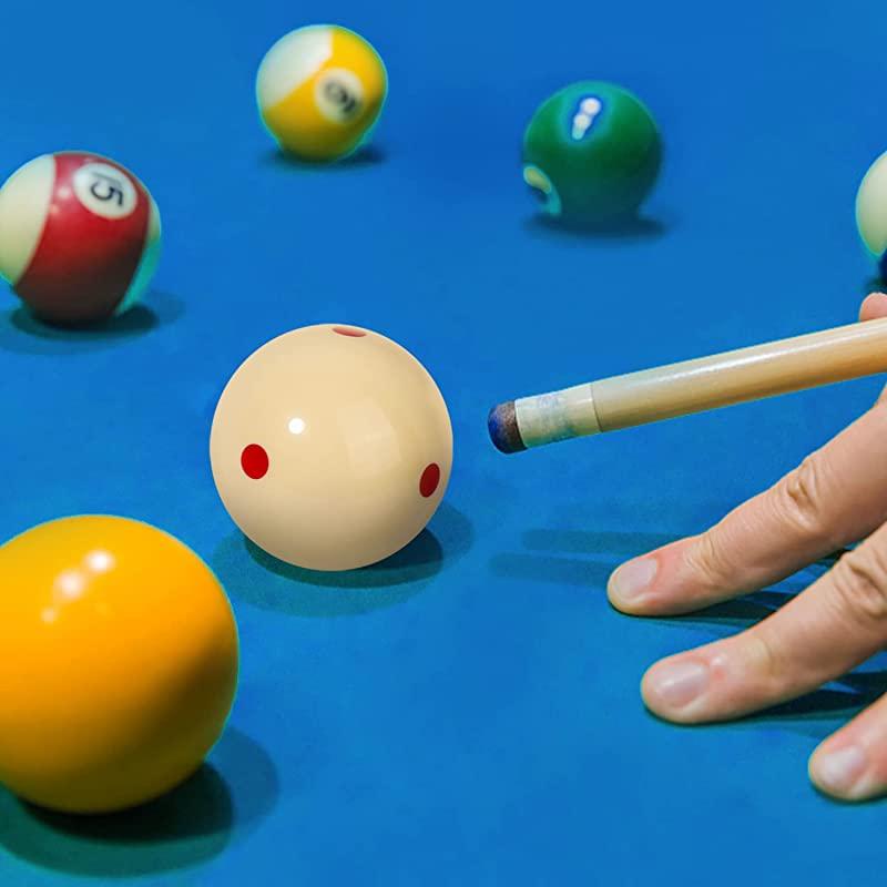 Pool Cue Ball, Billiard Cue Ball with 6 Dots, Professional Cue Ball for Billiard Practice Training, Billiards Ball