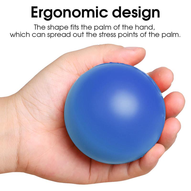 High Elastic Grip Ball, Finger Strengthening Grip Massager Exercise Ball, Squeeze Training Muscle Hand Strengthener