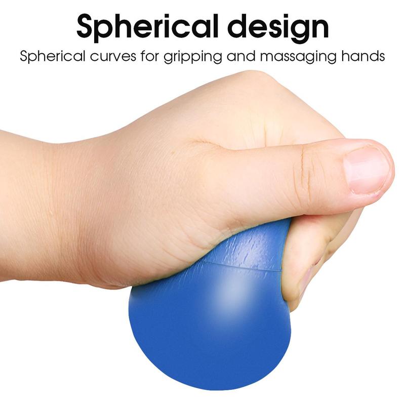 High Elastic Grip Ball, Finger Strengthening Grip Massager Exercise Ball, Squeeze Training Muscle Hand Strengthener