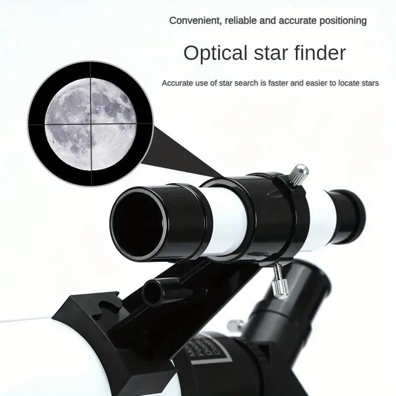 Astronomical Telescope, 1 Set F30070 Telescope with Phone Holder & Star Map, Starry Sky Observation Tool, Educational Supplies for School, Gift for Students