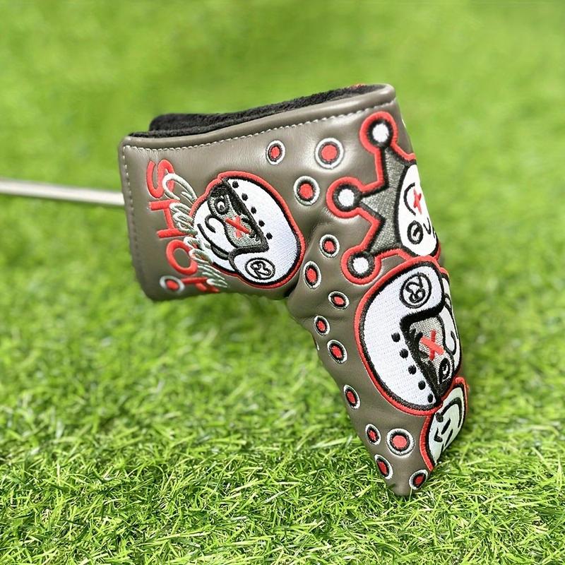 Golf Club Putter Head Cover, 1 Count Cute Cartoon Pattern Golf Head Protective Covers, Portable Golf Accessories for Gifts