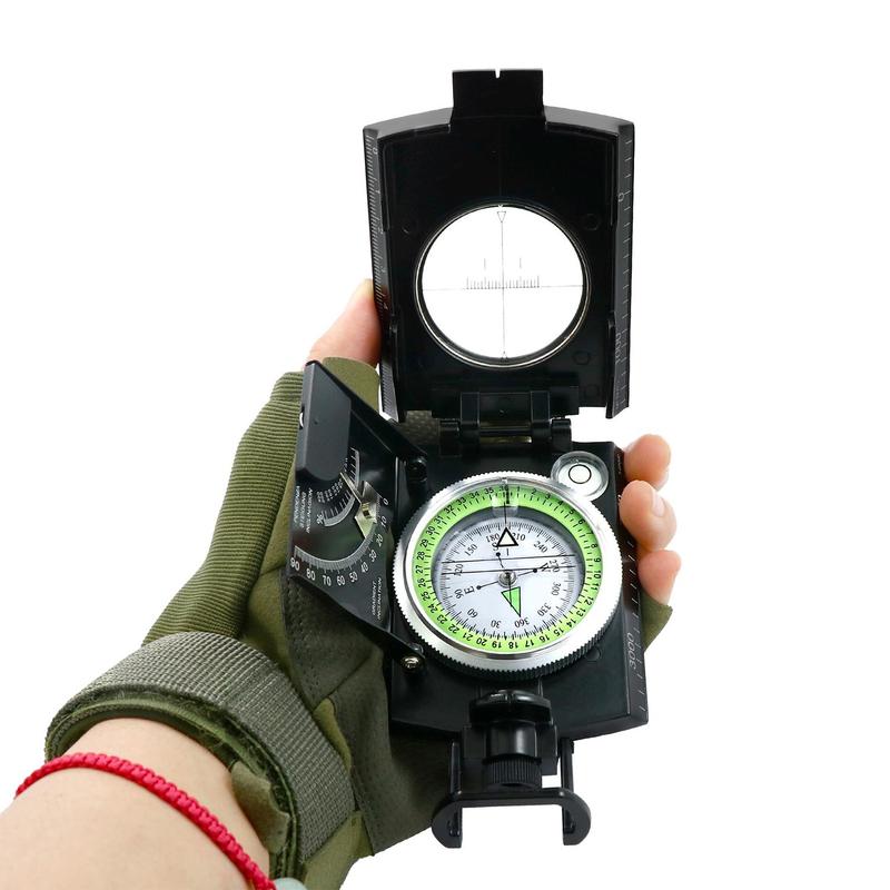 Portable Compass with Luminous Dial for Christmas Gift, Outdoor Compass for Hiking, Camping, Navigation, Outdoor Camping & Hiking Equipment