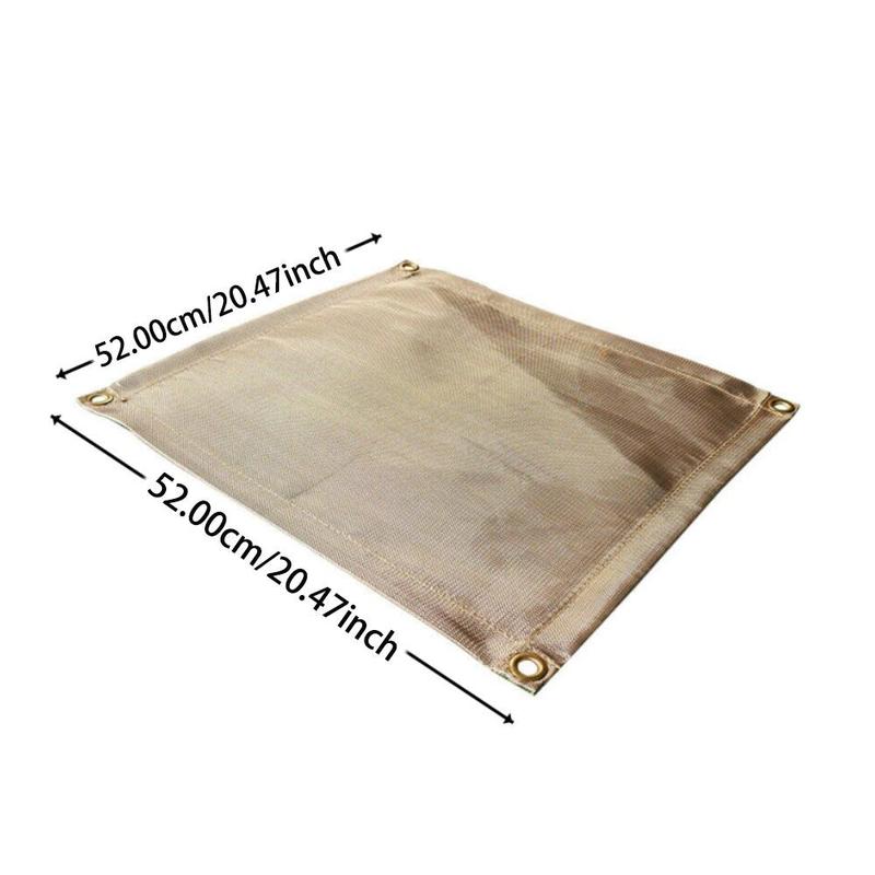 Outdoor Camping Fireproof Mat, High Temperature Resistant Picnic Mat, Fiberglass Picnic Barbecue Mat, Camping & Hiking Equipment