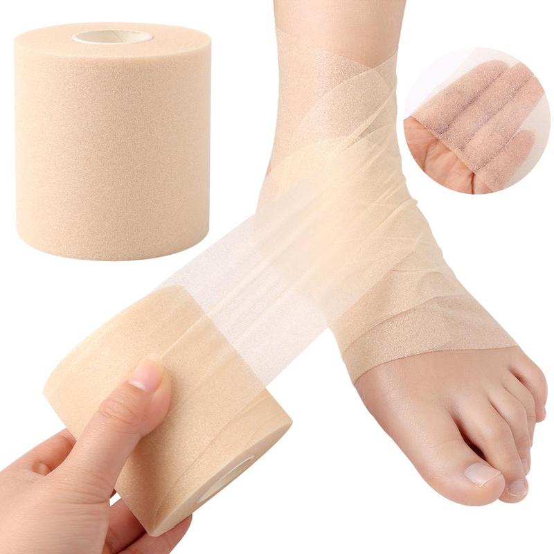 Sports Support Tape for Taping Wrist & Ankle & Knee, 1 Roll Sports Support Strap, Pre-wrap Base Sports Tape, Foam Sports Tape, Sports Tapes, Gym Accessories