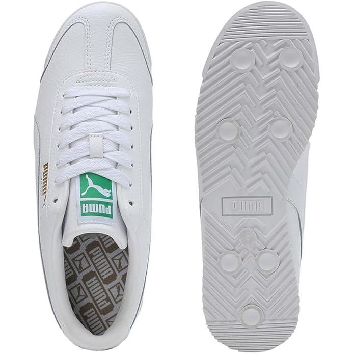 Men's Puma Roma Standard Puma White-Archive Green (396808 03)