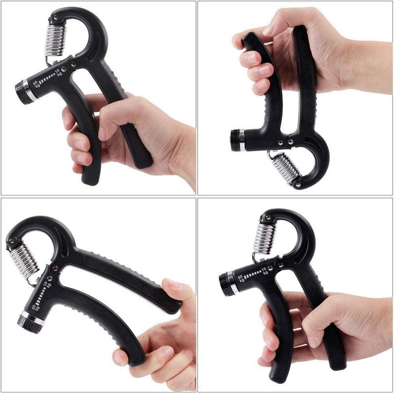 Hand Gripper with Adjustable Resistance, Forearm Gripper Hand Grip Strengthener for Finger Wrist Strength Training, Grip Strength, Hand Grips Exerciser