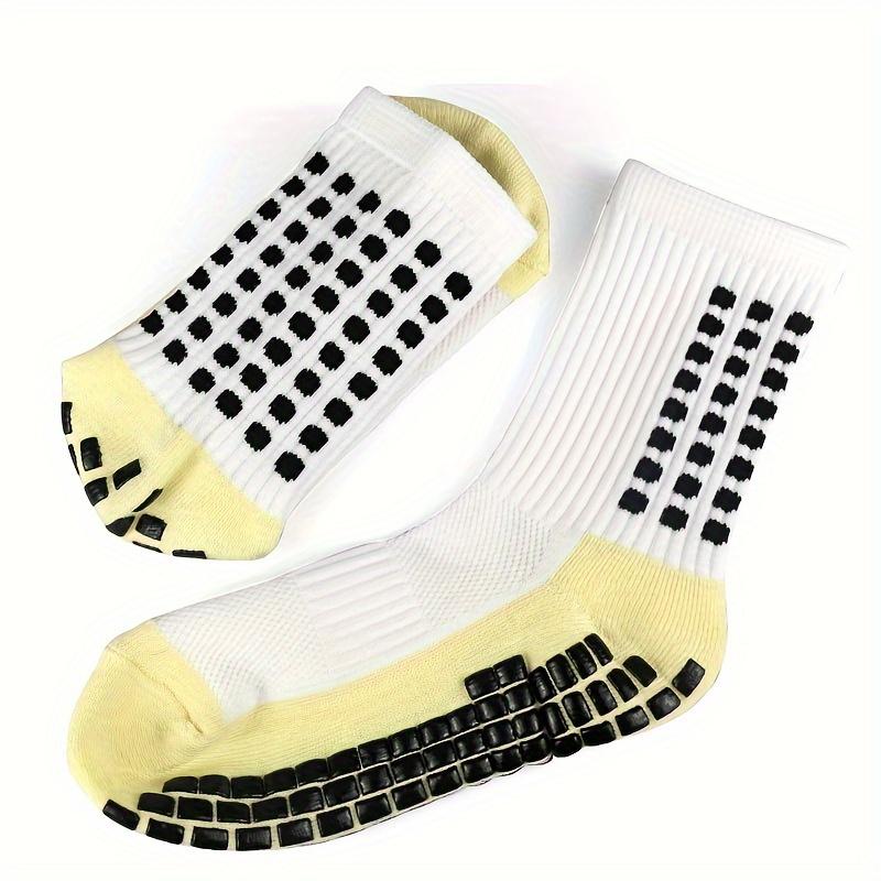 1 Pair 3 Pairs Outdoor Sports Soccer Socks for Men and Women, Non-slip Breathable Socks Grip Socks