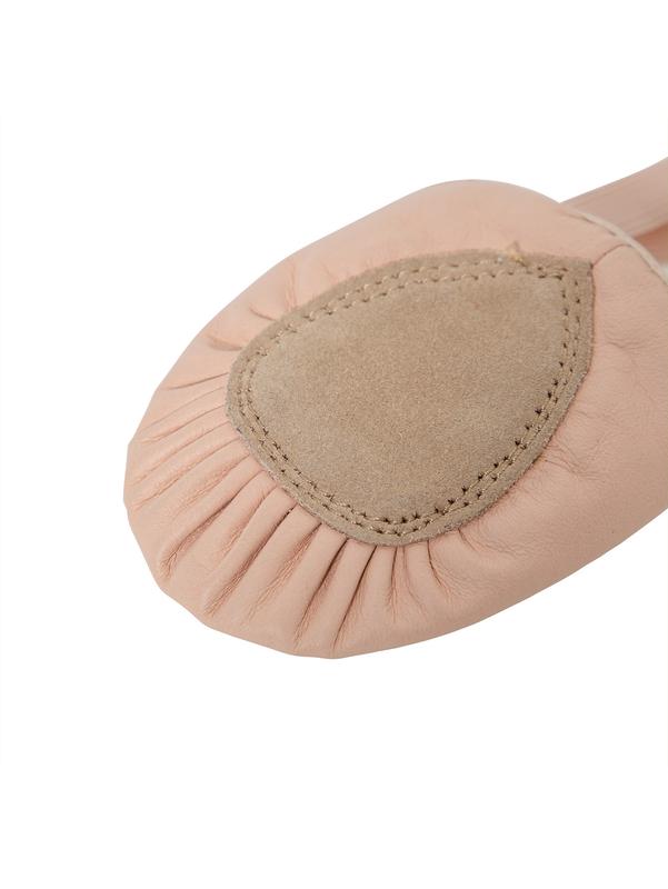 Linodes Leather Pirouette Half Sole Ballet Dance Shoe Turning Shoes for Women