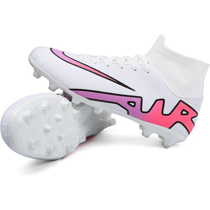 Professional Grade Soccer Cleats - High-Top Unisex Football Boots Outdoor and Indoor Training and Athletic Performance