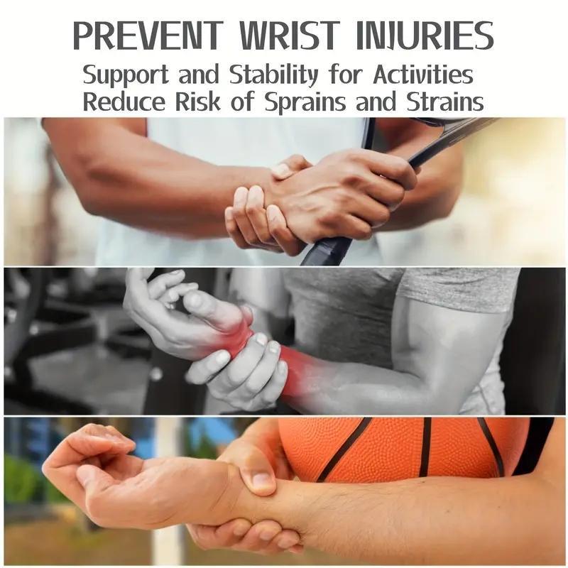 Adjustable Wrist Support Band, Comfortable & Sturdy Sports Wristband, Durable Wrist Sports Care Supplies for Fitness & Daily Use