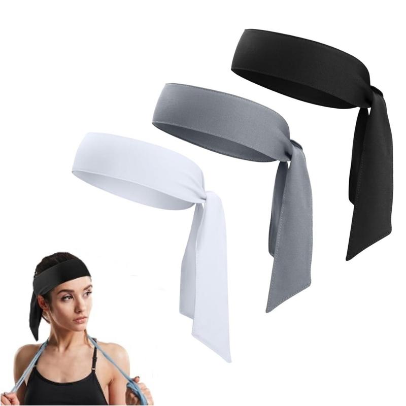 Adjustable Sports Headband (3 Counts set), Sweat Absorbing Headband, Sports Headband for Men & Women, Suitable for Basketball, Running, Tennis, Athletics