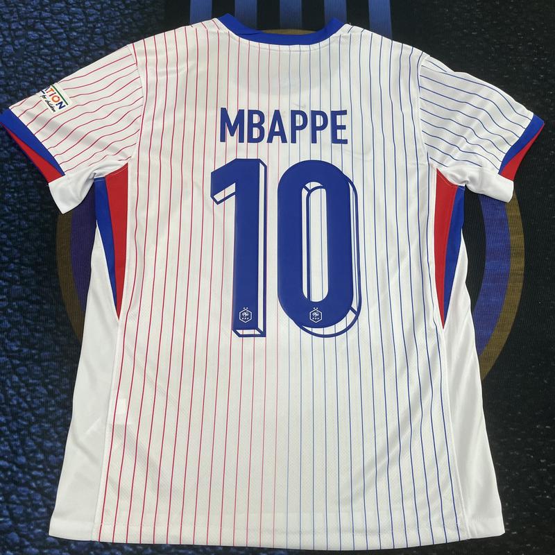 Soccer Jersey  Player Version Loose Fit #10 Mbappe France