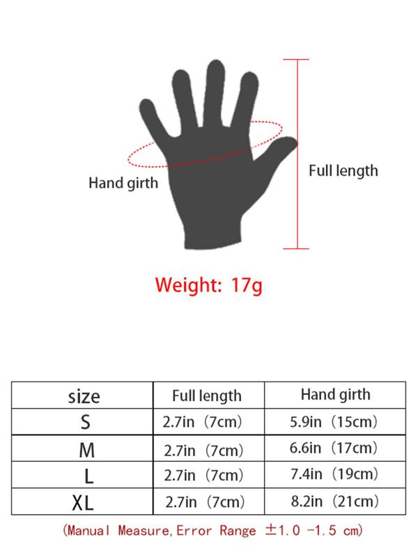 Unisex Sporty Fingerless Fitness Gloves, 1 Pair Trendy Non-slip Breathable Sports Gloves, Versatile Sports Gloves for Men & Women for Daily Use