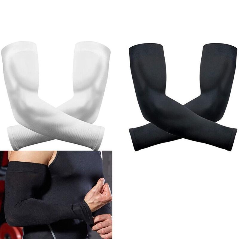 4PAIRS Cooling Arm Sleeves Cover UV Sun Skin Protection Basketball Outdoor Sport