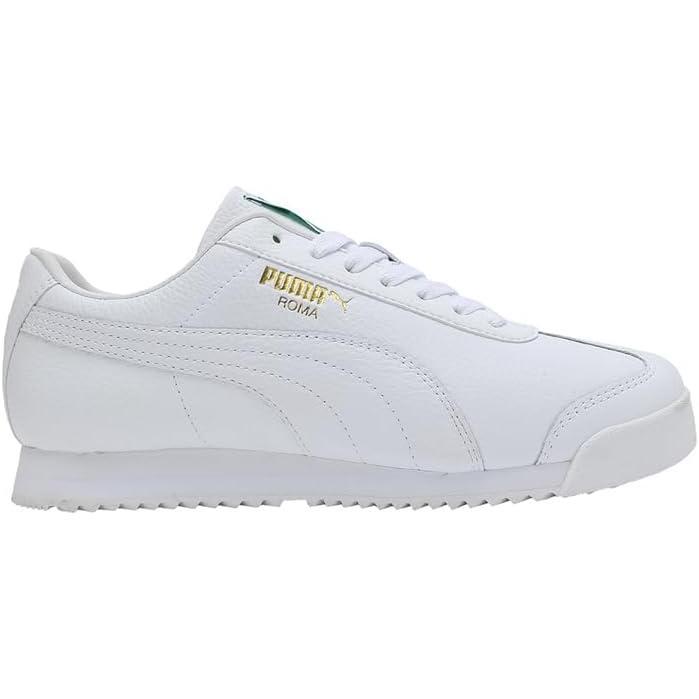 Men's Puma Roma Standard Puma White-Archive Green (396808 03)