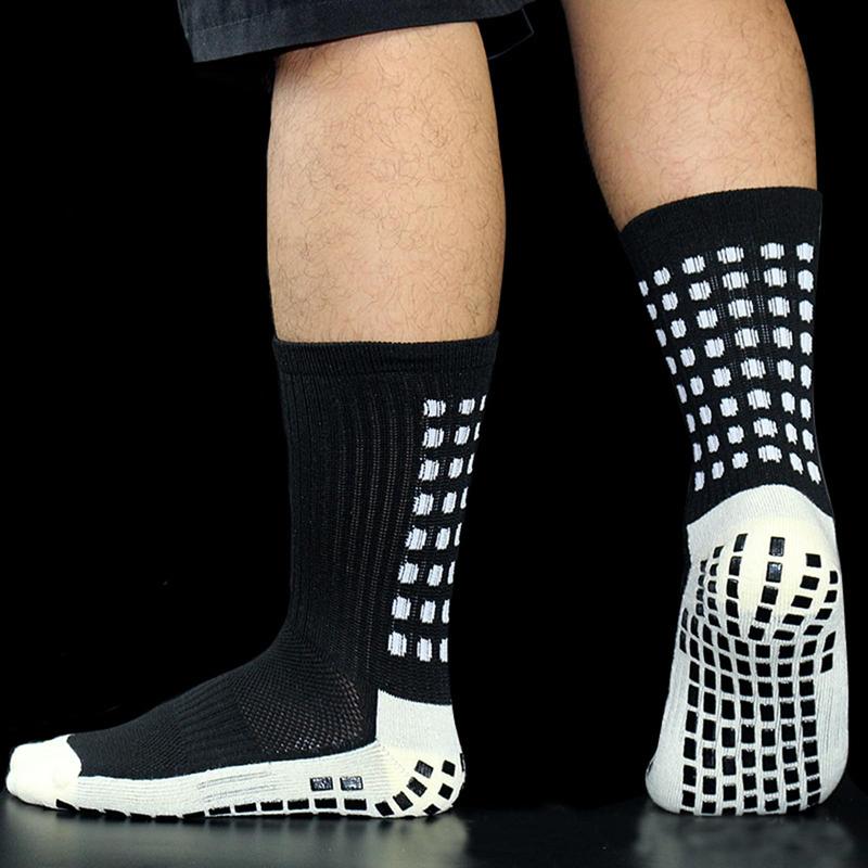 1 Pair 3 Pairs Outdoor Sports Soccer Socks for Men and Women, Non-slip Breathable Socks Grip Socks