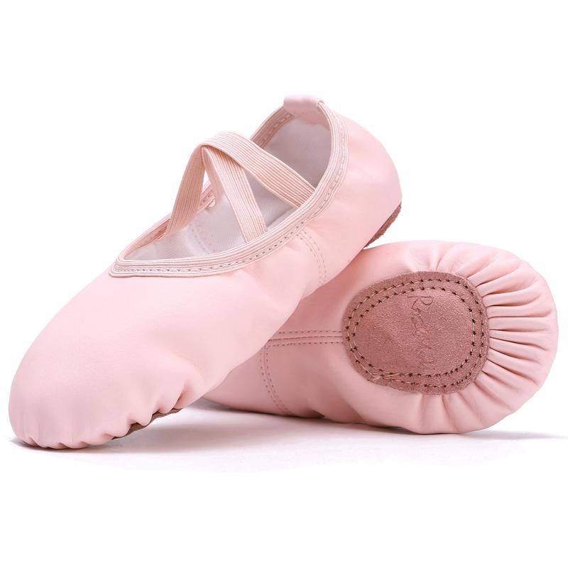 Ballet Shoes for Girls Toddlers Kids Women,  Soft Leather Yoga Shoes Ballet Slippers for Dancing pointe shoes Girls Toddler, Toddler Ballet Shoes