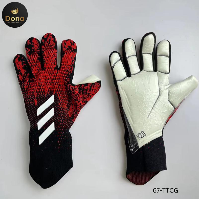 DONA Tactical Gloves New Falcon Goalkeeper Gloves, Thickened, Non-Slip Latex, Wear-Resistant, Fingerless for Goalkeepers