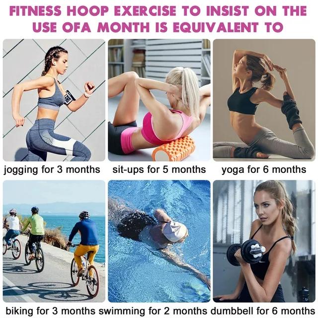 Hula Circle Hoop for Adults Kids Weight Loss Infinity Fitness Hoop Exercise Hoop Fit Hoop