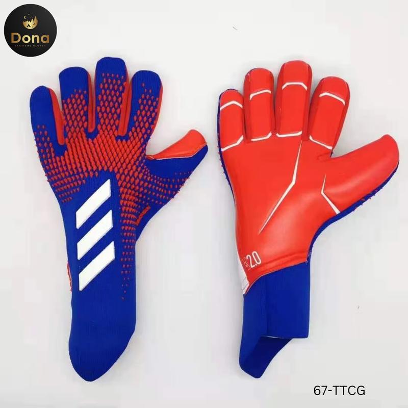 DONA Tactical Gloves New Falcon Goalkeeper Gloves, Thickened, Non-Slip Latex, Wear-Resistant, Fingerless for Goalkeepers