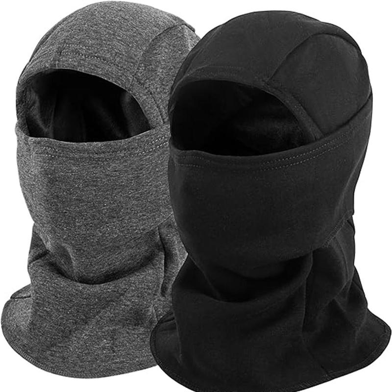 Winter Cycling Face Mask, 2 Counts set Thickened Warm Balaclava Hat, Ski Mask, Outdoor Sports Face Cover for Skiing, Motorcycle, Running, Cycling, Hiking, Climbing, Christmas Gift