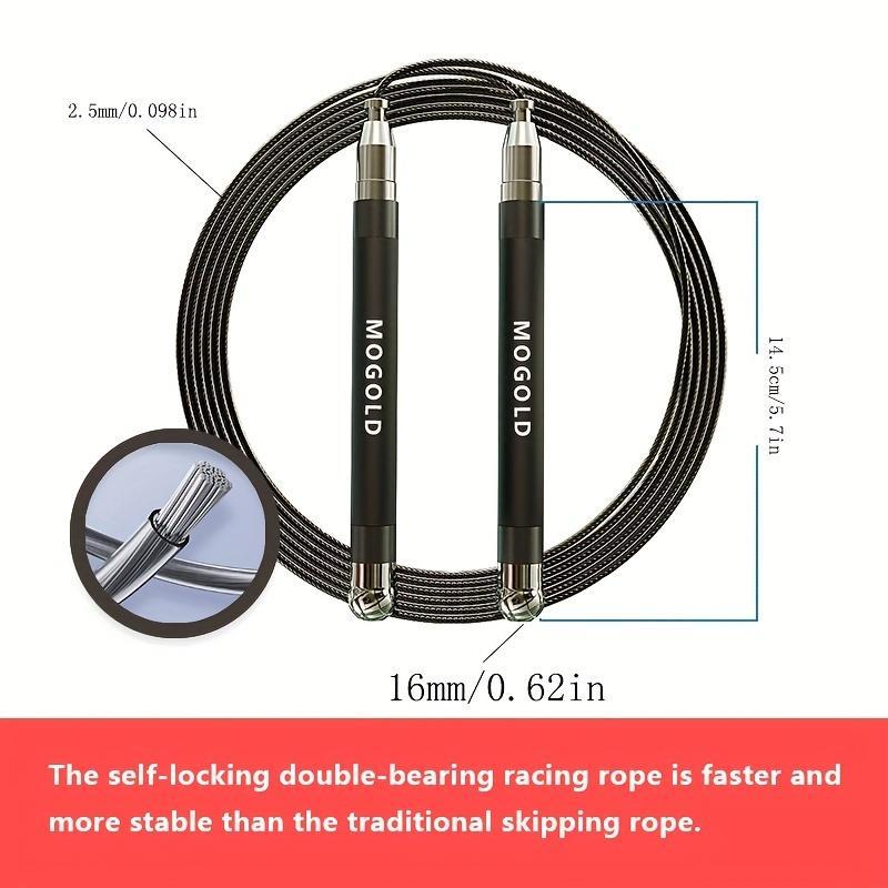 Professional Steel Wire Skipping Rope, 1 Count Adjustable Jump Rope, Fitness Equipment for Home Gym Workout, Exercise Skipping Rope for Men & Women