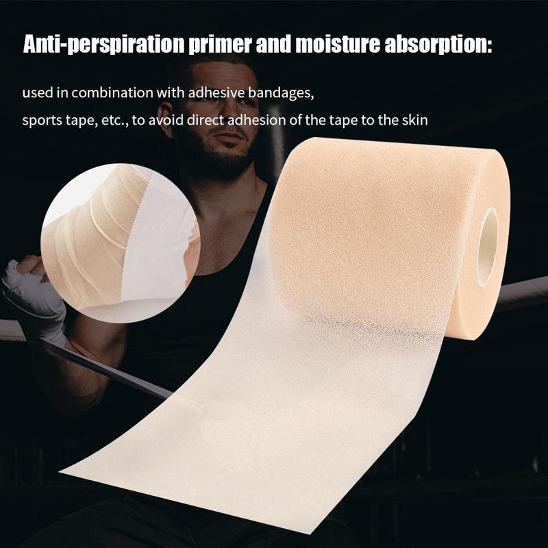 Sports Support Tape for Taping Wrist & Ankle & Knee, 1 Roll Sports Support Strap, Pre-wrap Base Sports Tape, Foam Sports Tape, Sports Tapes, Gym Accessories