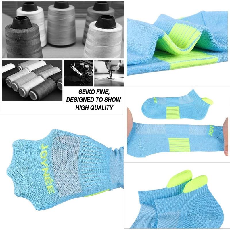 Men’s Athletic Socks Low Cut Cushion Running Socks Breathable Comfort for Sports 6 Pack