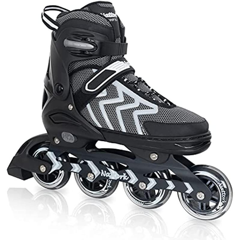 Nattork Adjustable Inline Skates - Black - Modle 781