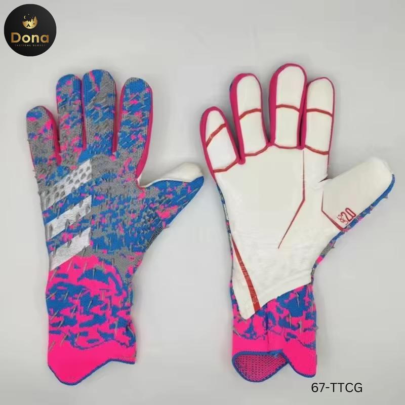 DONA Tactical Gloves New Falcon Goalkeeper Gloves, Thickened, Non-Slip Latex, Wear-Resistant, Fingerless for Goalkeepers