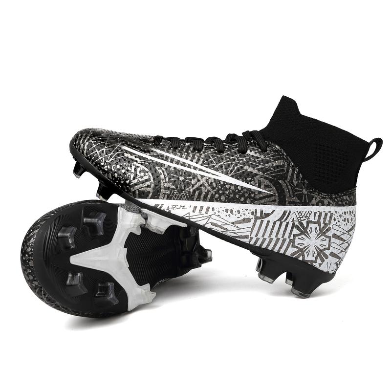 Soccer Cleats Kids Boys Girls Football Cleats Outdoor Soccer Shoes Youth Baseball Cleats Professional Training Football Shoes Turf High Top Football Boots