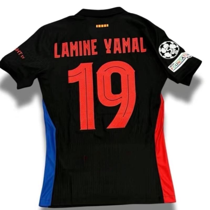 Soccer Jersey   Player Version   Slim Fit   Best Quality   Black   Away   LY19