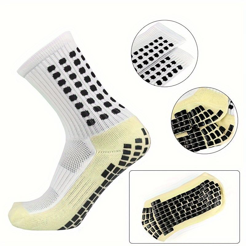 1 Pair 3 Pairs Outdoor Sports Soccer Socks for Men and Women, Non-slip Breathable Socks Grip Socks