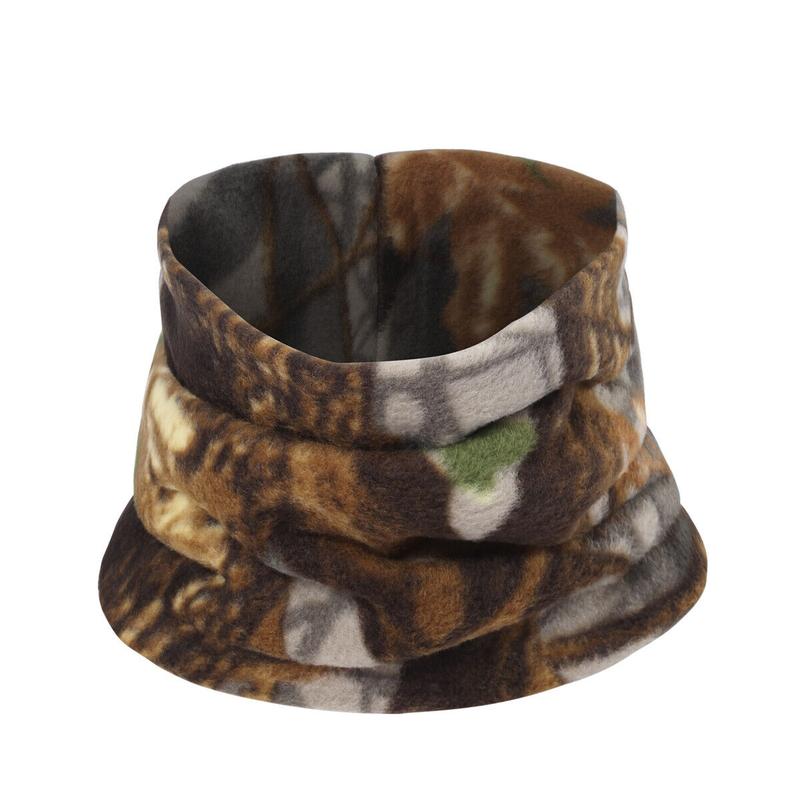 Winter Camouflage Fleece Neck Warmer Gaiter Unisex Cold Weather Outdoor Sports