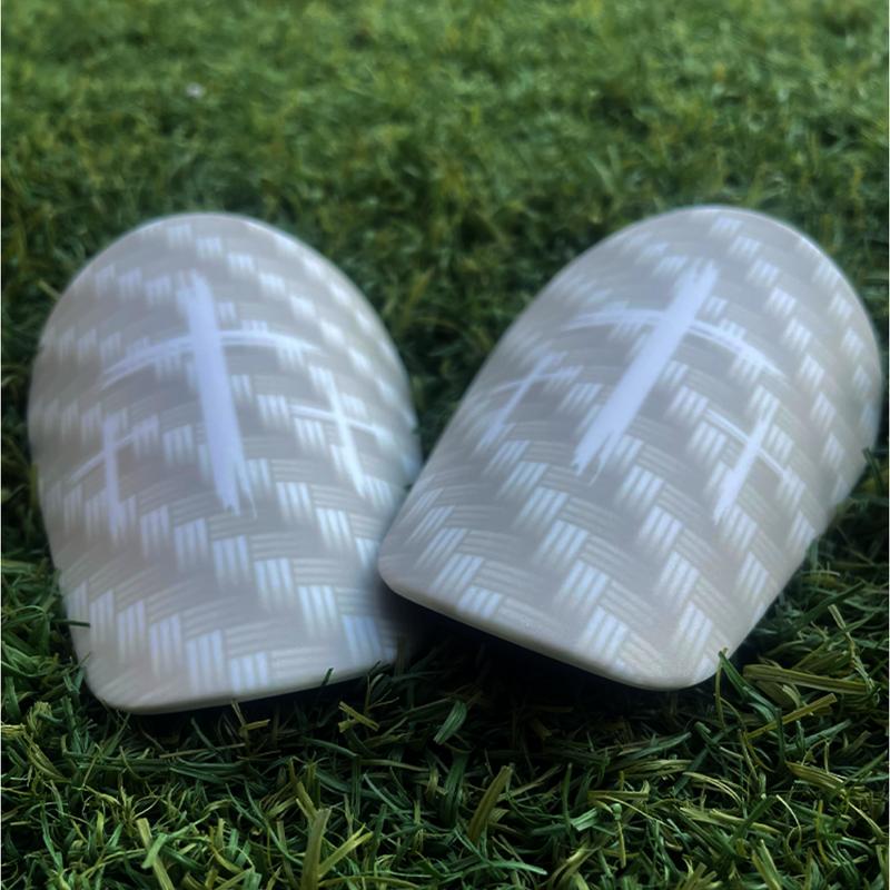 Special Edition All White Cross Mini ShinGuards