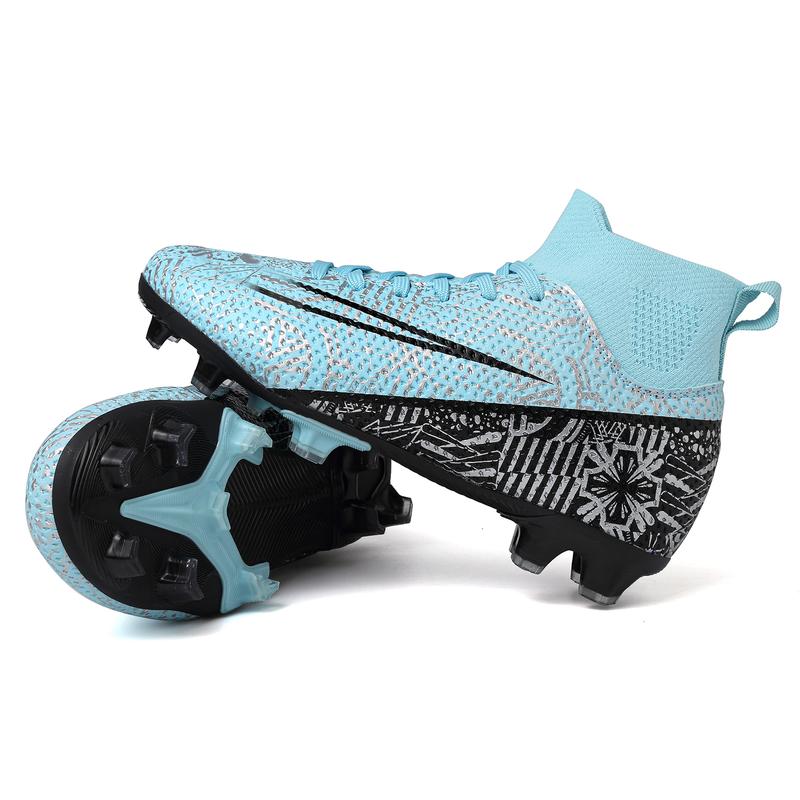 Soccer Cleats Kids Boys Girls Football Cleats Outdoor Soccer Shoes Youth Baseball Cleats Professional Training Football Shoes Turf High Top Football Boots