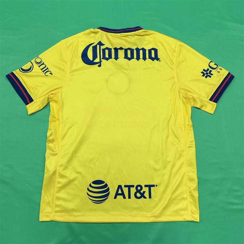 Nike 2425 LIGA MX Club America Away Blue Short Sleeve Soccer Jerseys New Season Quick Dry Sports