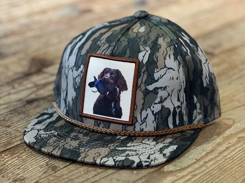 AiX Waterfowl Boykin Tree Bark Camo Rope Hat